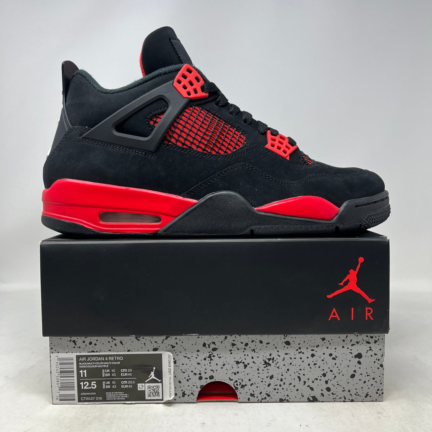 Jordan 4 Retro Red Thunder Used