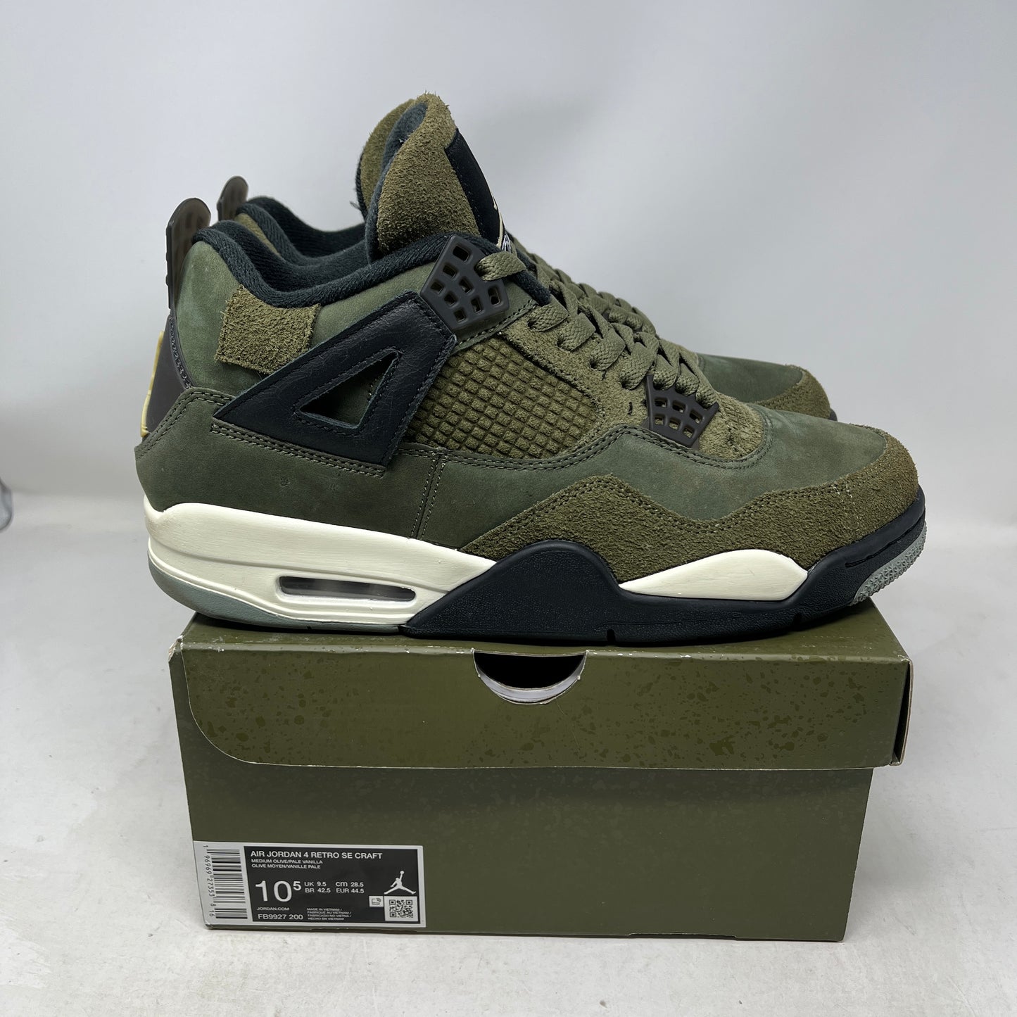 Jordan 4 Retro SE Craft Medium Olive Used
