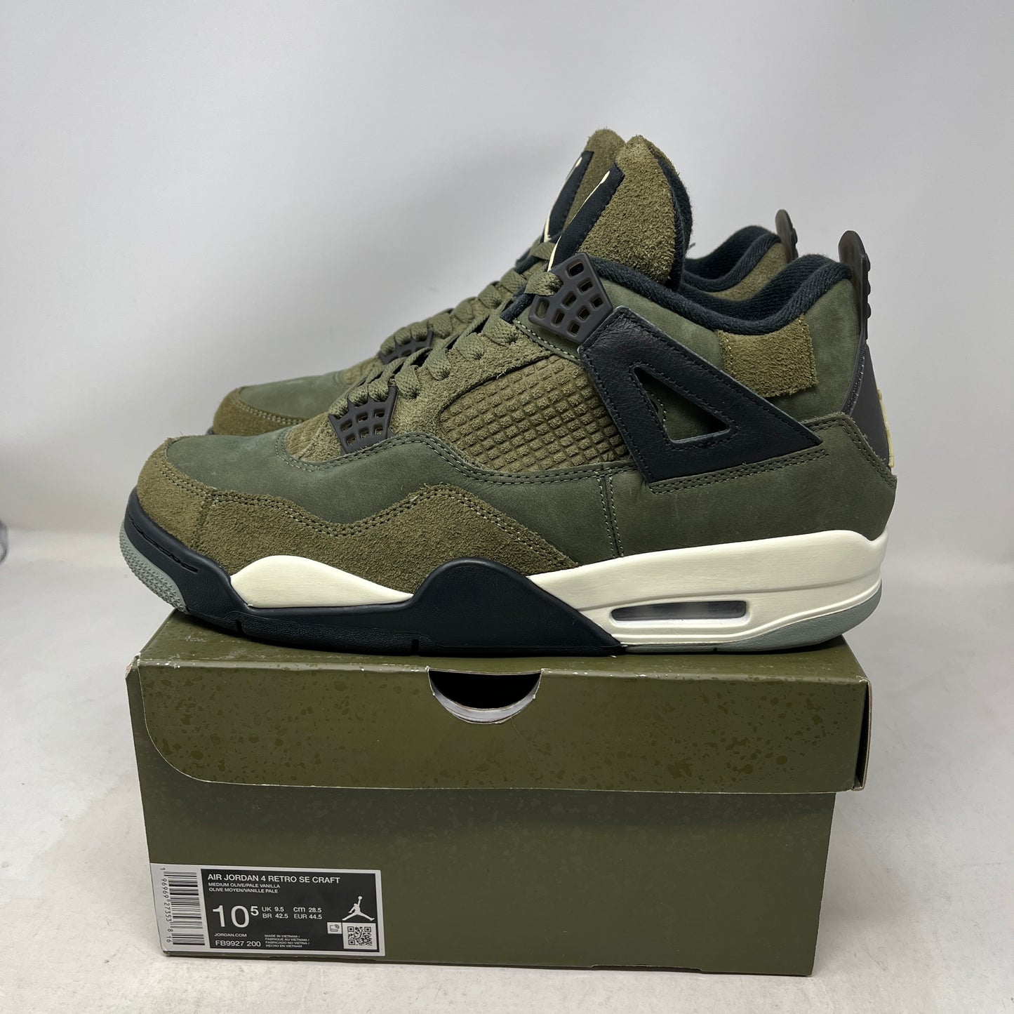 Jordan 4 Retro SE Craft Medium Olive Used