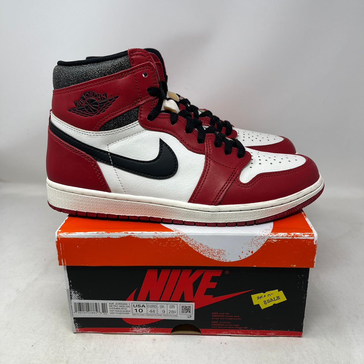 Jordan 1 Retro High OG Chicago Lost and Found Used