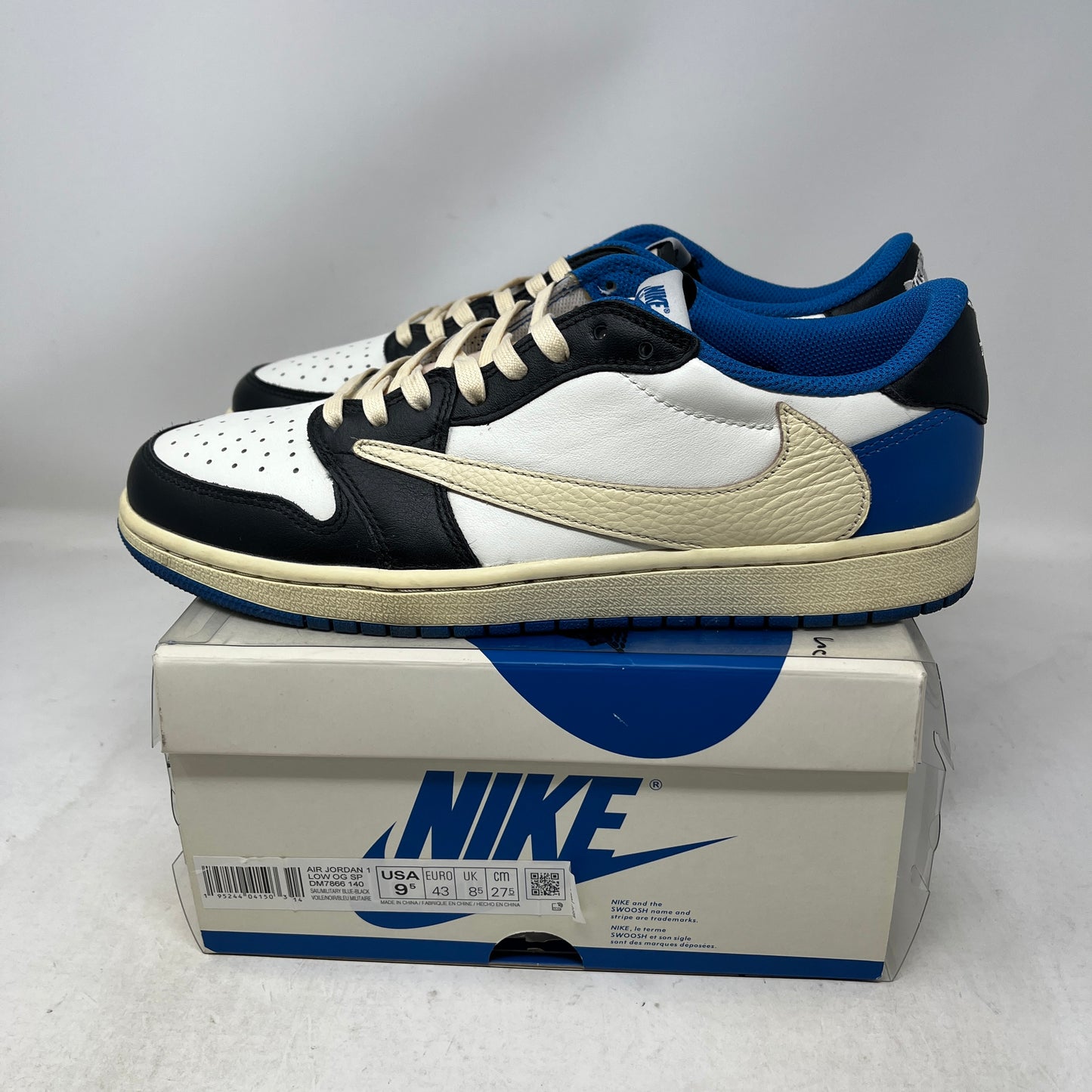 Jordan 1 Retro Low OG SP Fragment x Travis Scott Used