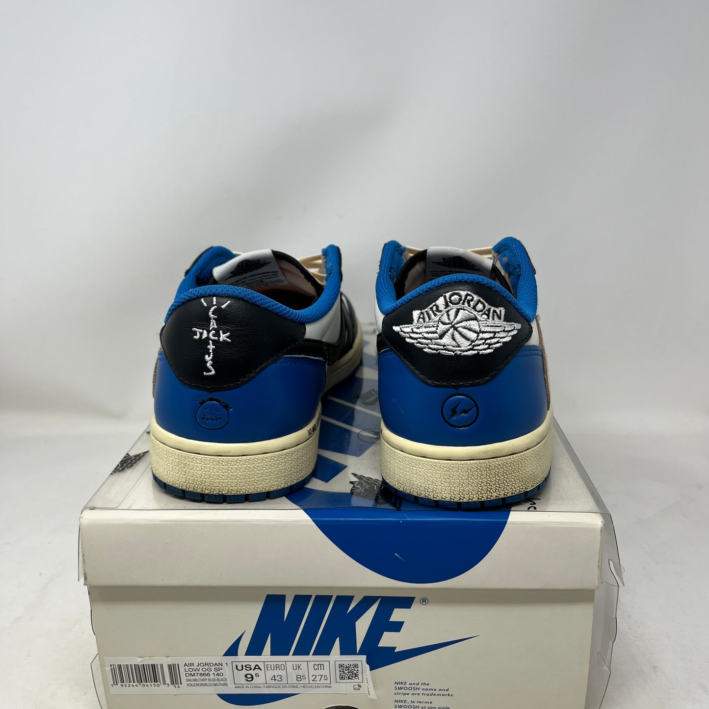 Jordan 1 Retro Low OG SP Fragment x Travis Scott Used