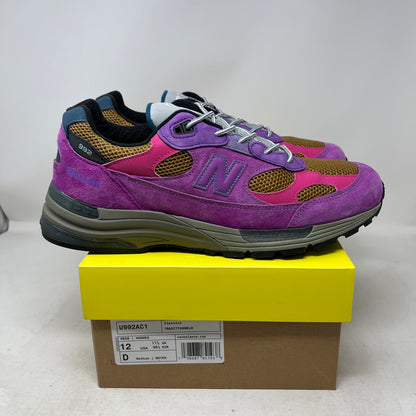 New Balance 992 MiUSA Action Bronson Digitalis Purpurea Used