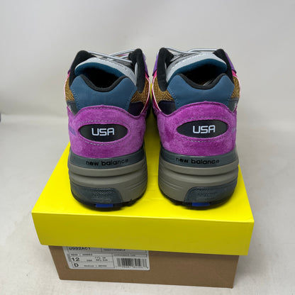 New Balance 992 MiUSA Action Bronson Digitalis Purpurea Used