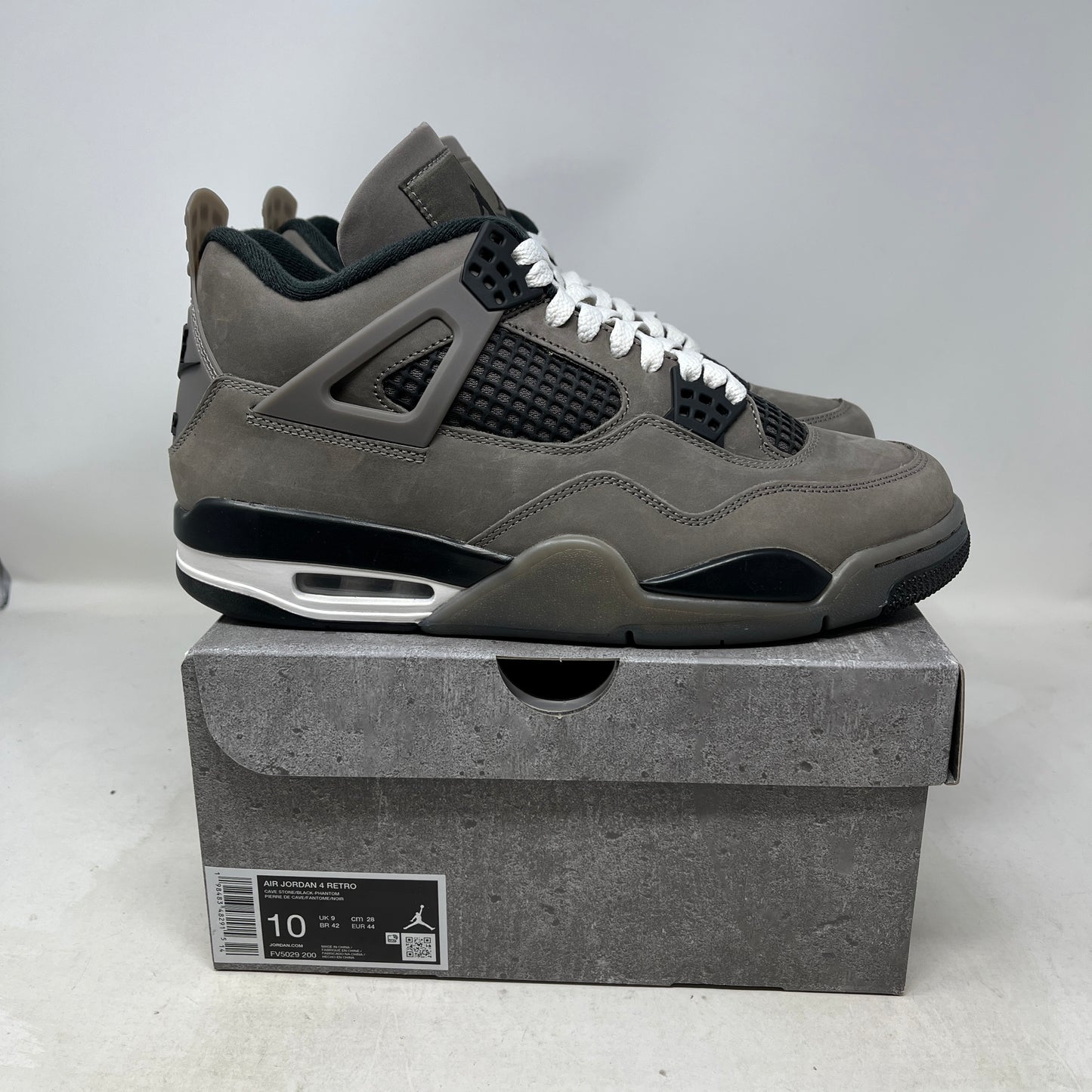 Jordan 4 Retro Cave Stone Used