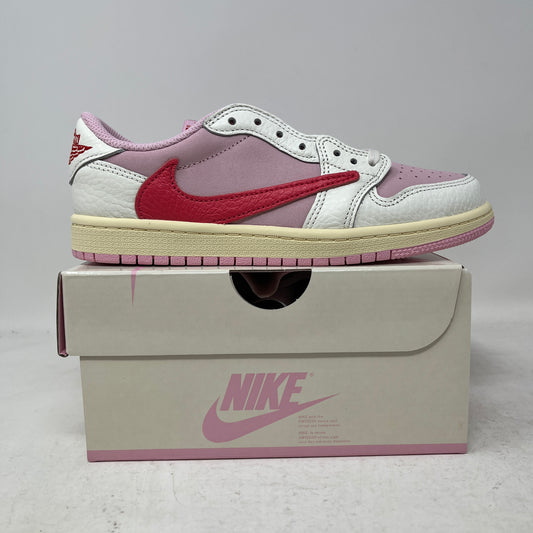 Jordan 1 Retro Low OG SP Travis Scott Sail Tropical Pink (PS)