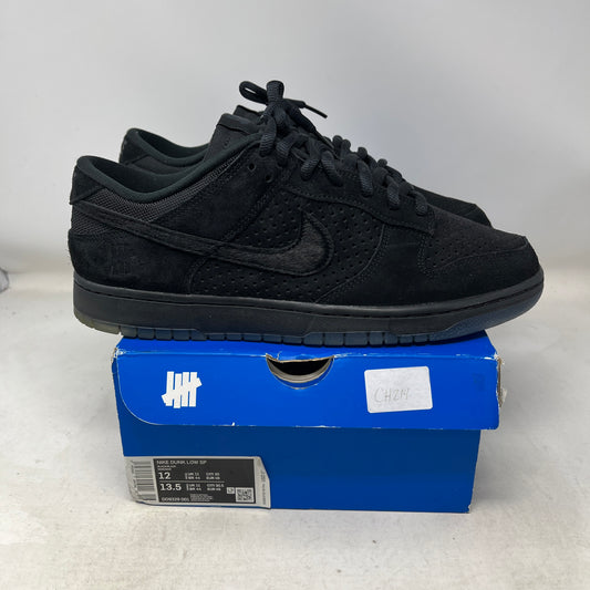 Nike Dunk Low SP Undefeated 5 On It Black Used