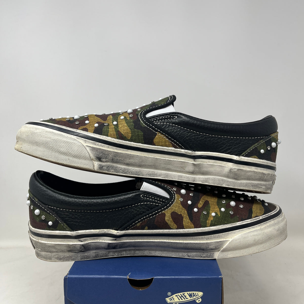 Vans LX Classic Slip-On 98 Pearlized Pack Camo Black Used