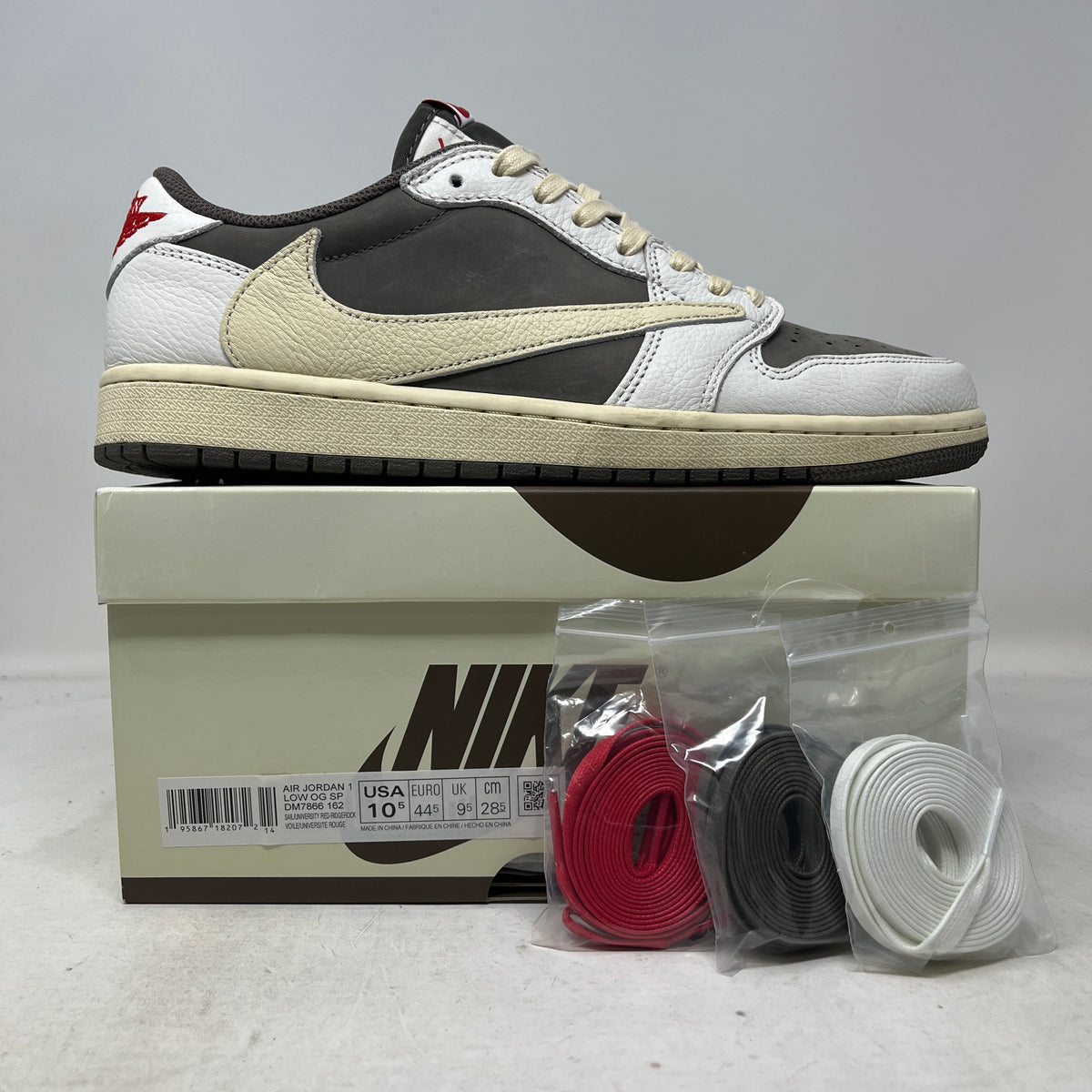 Jordan 1 Retro Low OG SP Travis Scott Reverse Mocha Used