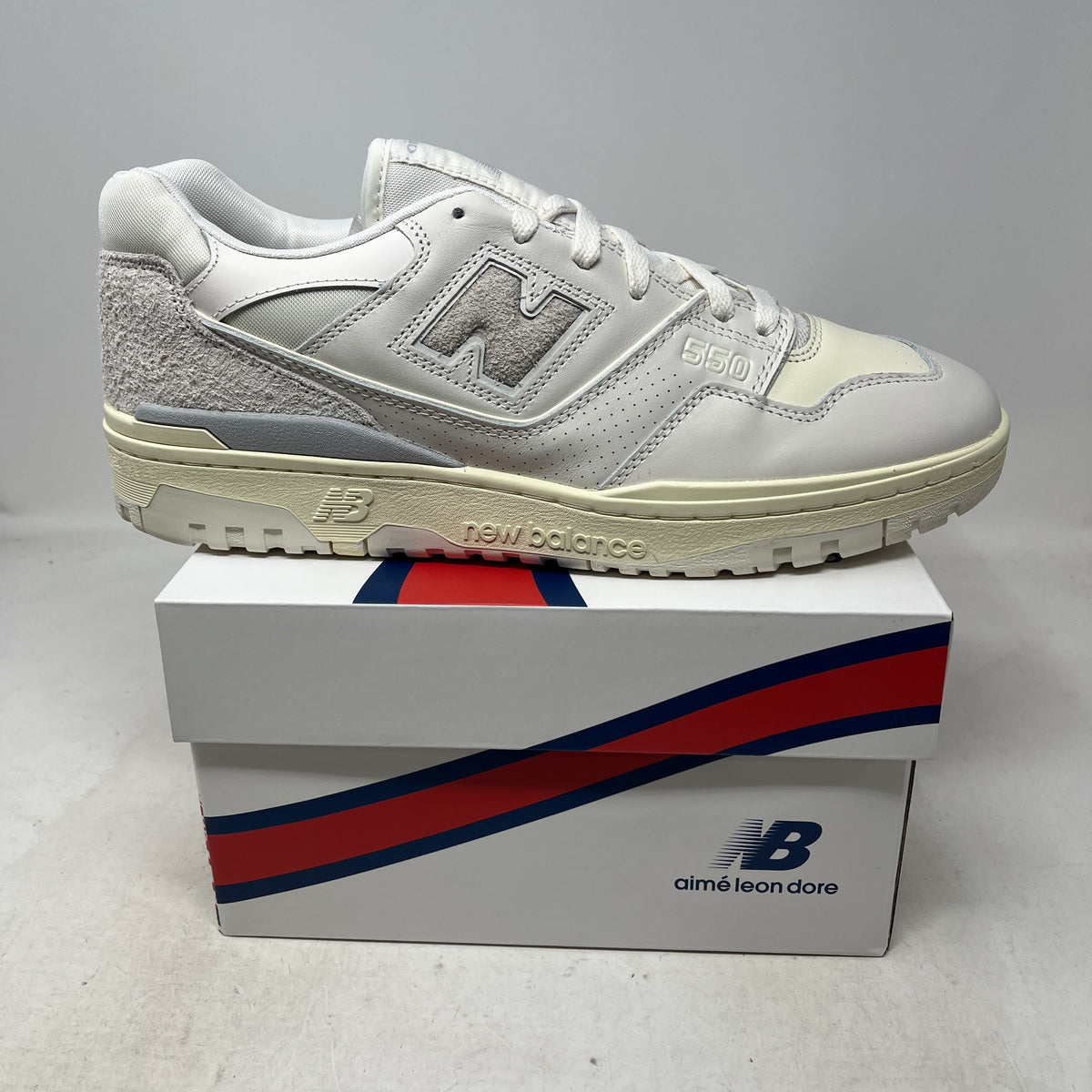New Balance 550 Aime Leon Dore White Leather