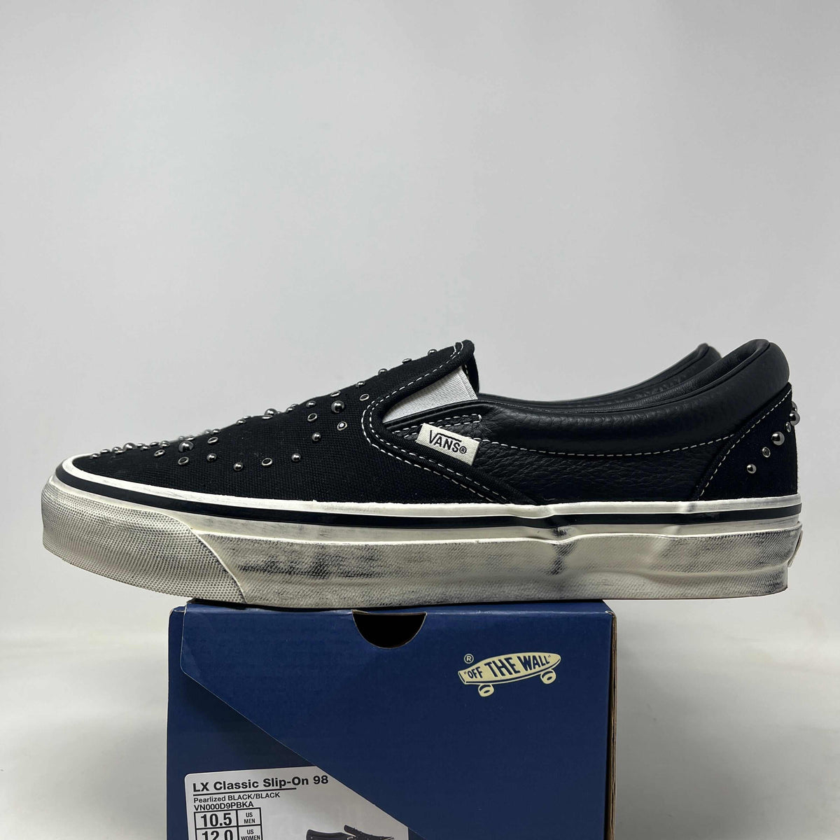 Vans LX Classic Slip-On 98 Pearlized Pack Blackout Used