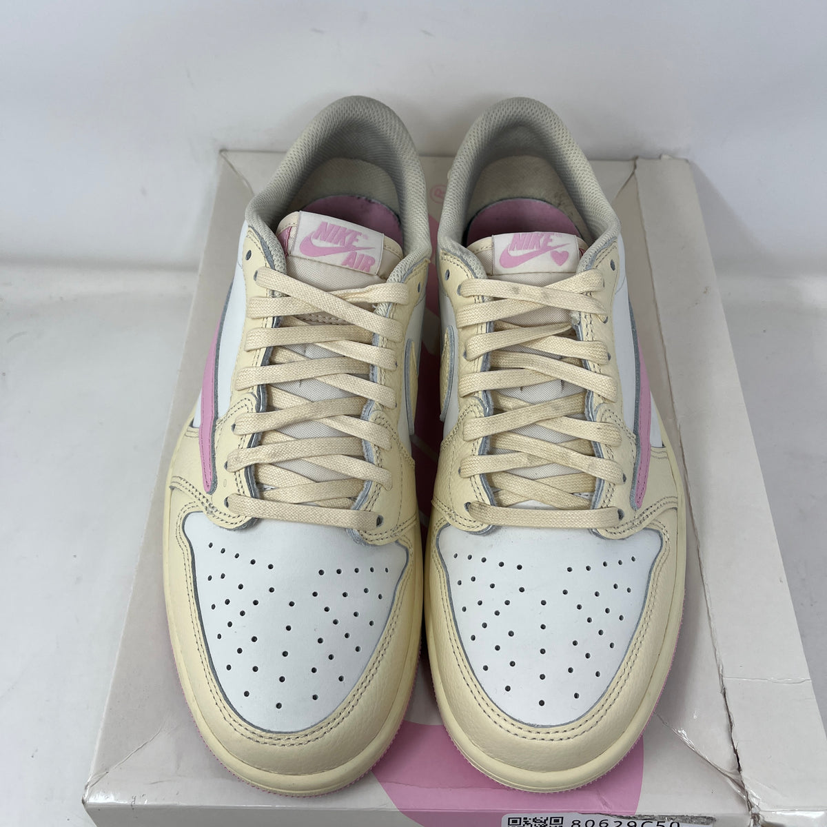 Jordan 1 Retro Low OG SP Travis Scott Shy Pink Used