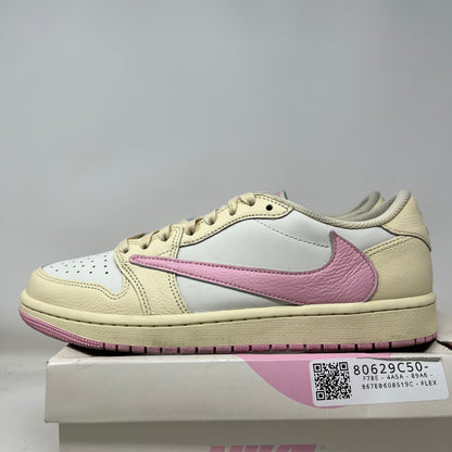 Jordan 1 Retro Low OG SP Travis Scott Shy Pink Used