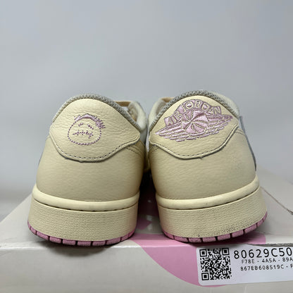 Jordan 1 Retro Low OG SP Travis Scott Shy Pink Used