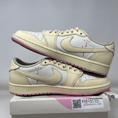 Jordan 1 Retro Low OG SP Travis Scott Shy Pink Used