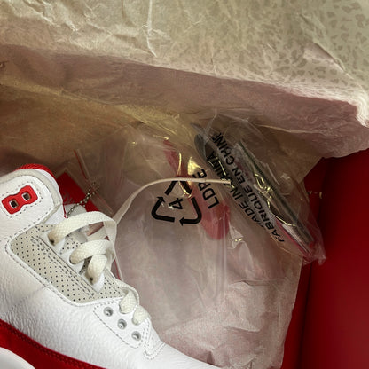 Jordan 3 Retro Tinker White University Red