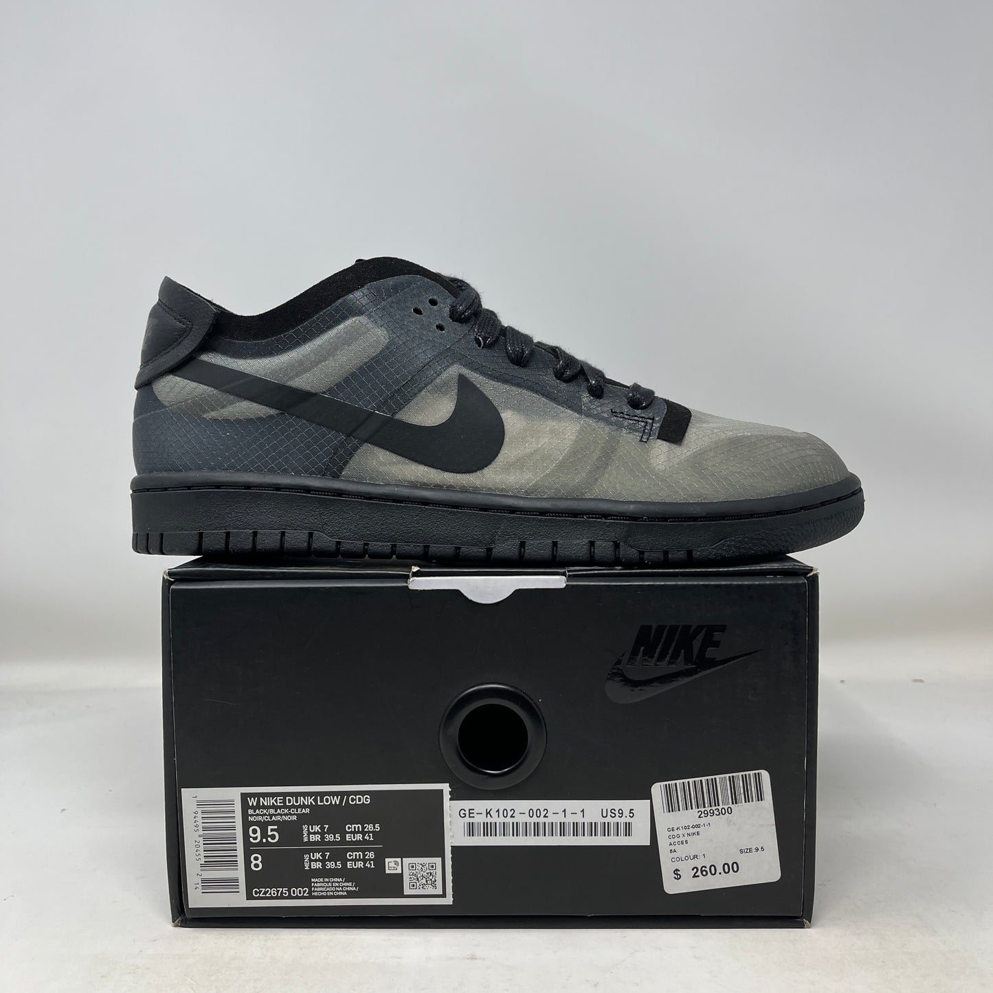 Nike Dunk Low Comme des Garcons Black (Women's)